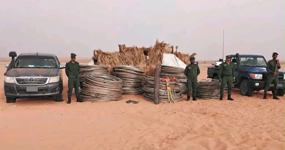 توقيف عصابة سرقت أسلاك خط الكهرباء بين نواكشوط وأزويرات