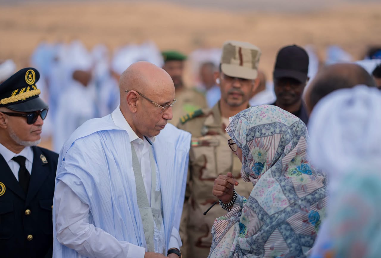 الغزواني يدعو إلى تعبئة الموارد لإنشاء سد كبير أو مجموعة سدود في أوجفت