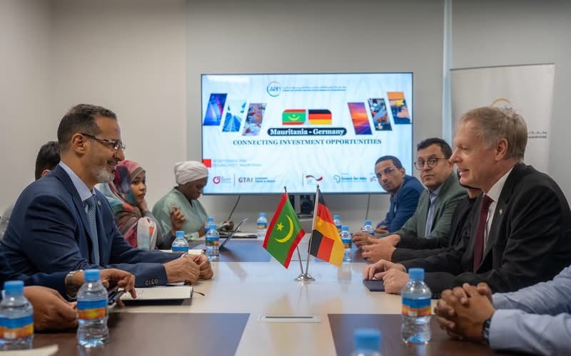 موريتانيا تبحث مع شركات ألمانية فرص الاستثمار في الطاقة والتعدين والصناعة