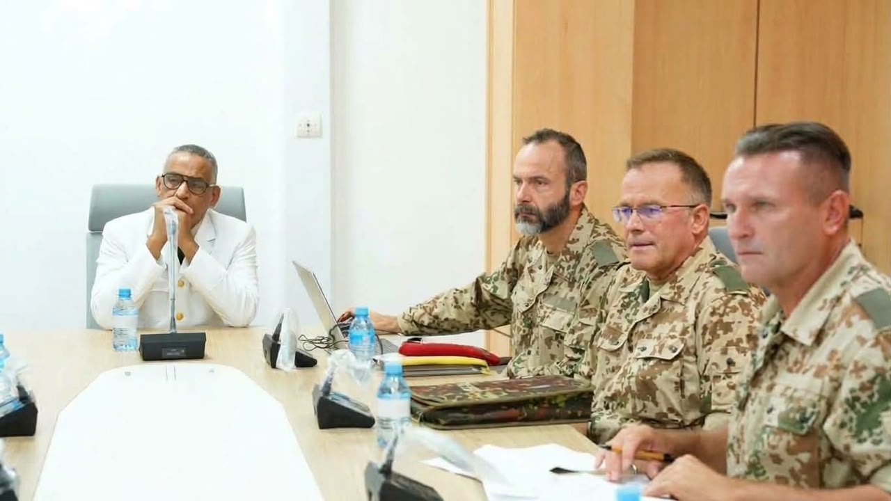 وفد عسكري ألماني يزور نواكشوط